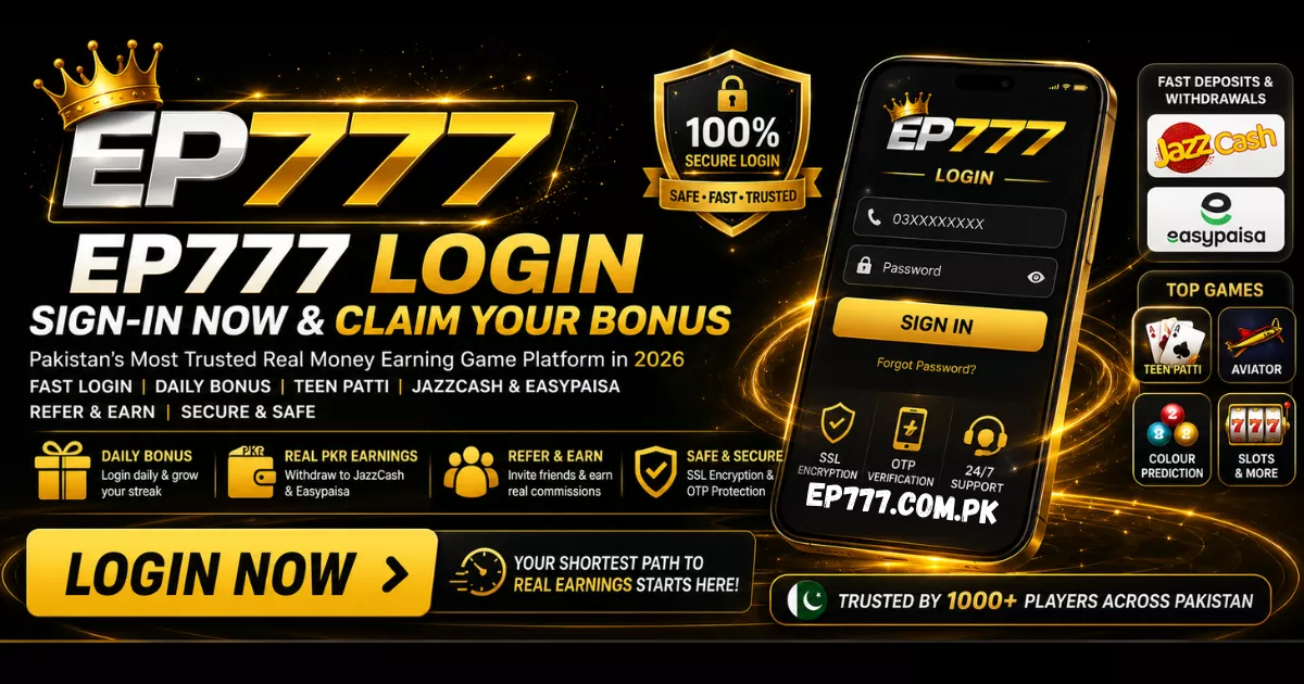 EP777 Login system in Pakistan